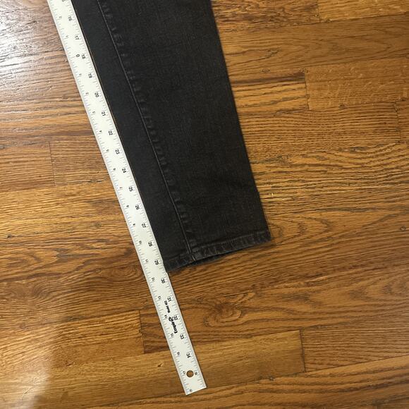 Skinny Coupe Moulante Jeans Womens Black 29/32 Denim H&M Distressed - Picture 10 of 13